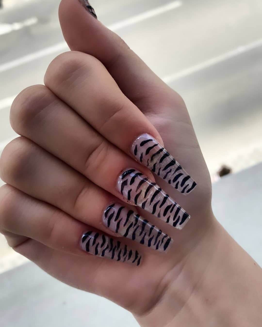 Zebra Nail Art Design Galaxy get theme zebra nail art