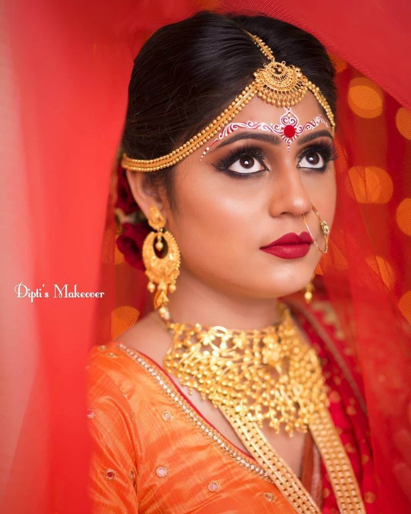 Bengali Bridal Kolka Designs - K4 Fashion
