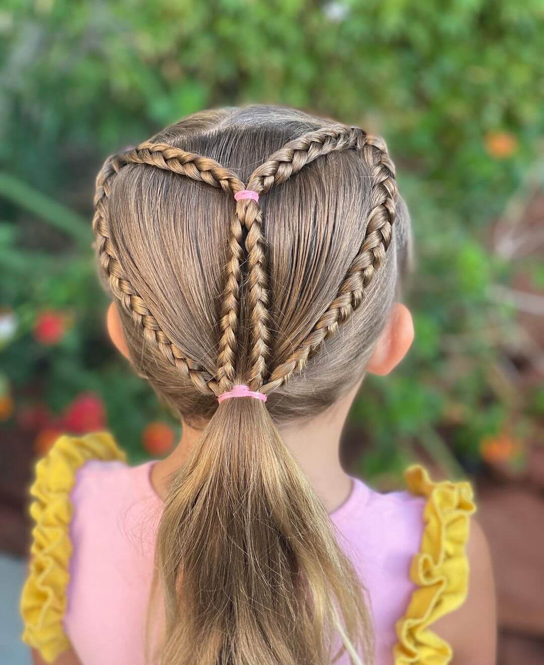 Microbraids for kids with long hair