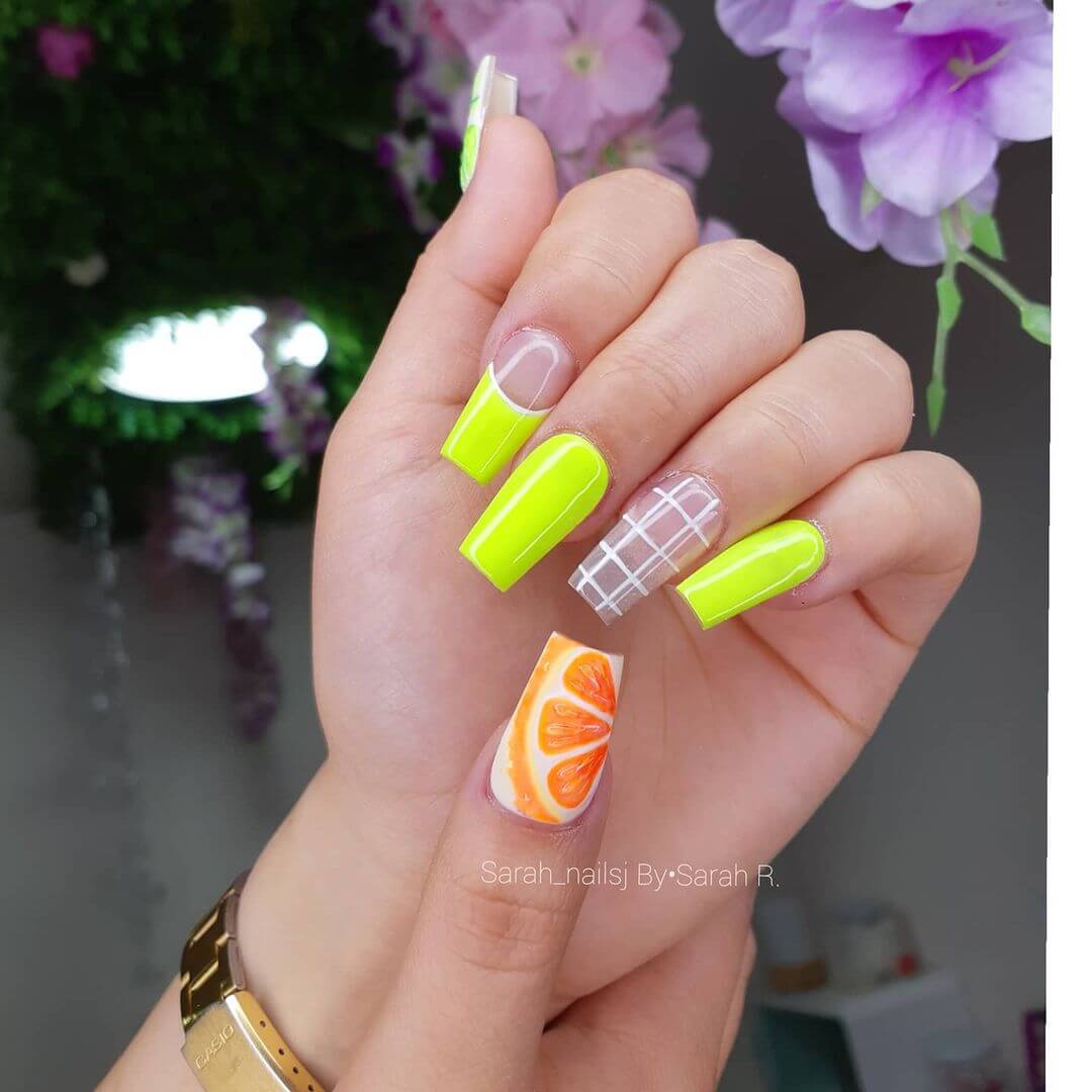 ORANGE AND LIME