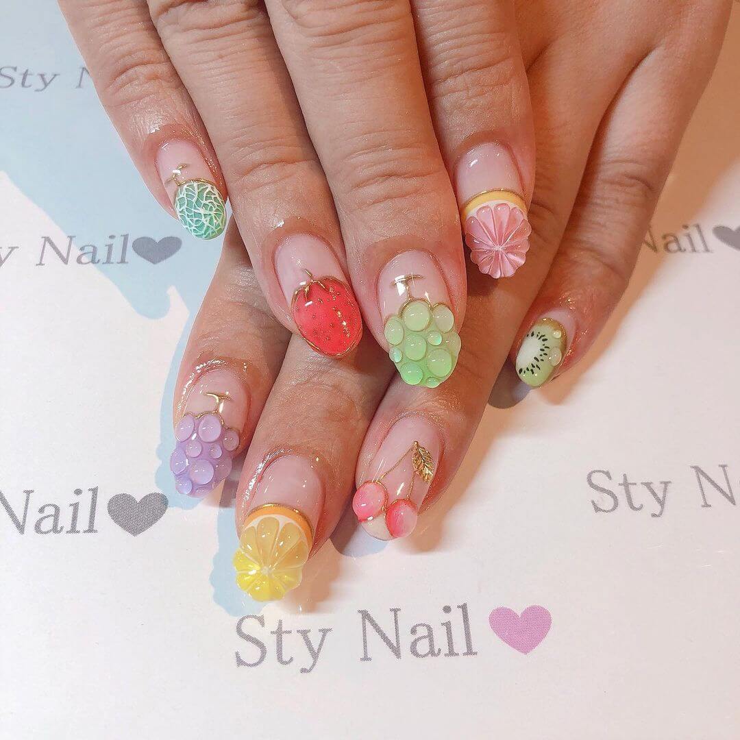 All Fruits On My Nails
