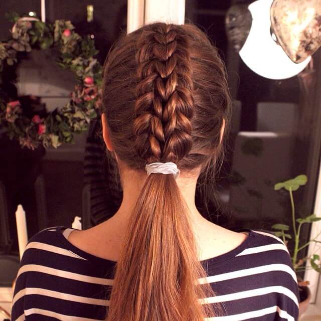 Hairstyle For College Girls Complex twisting braid hair style