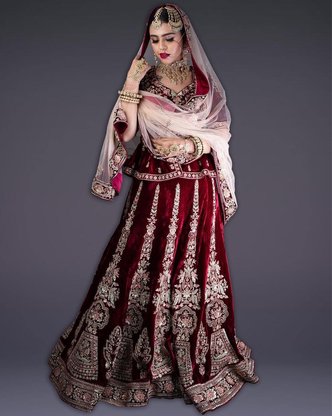 Indian Bridal Dupatta Styles The Sheer Dupatta