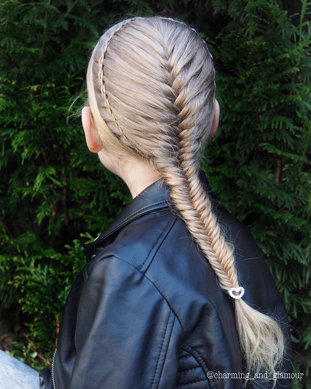 The Fishtail Braid hairstyles for kids With Long Hair