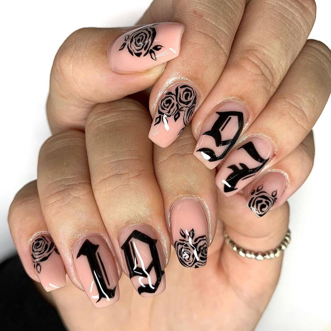 Tattoo Designs Nail Art Designs It's A Rosy Affair