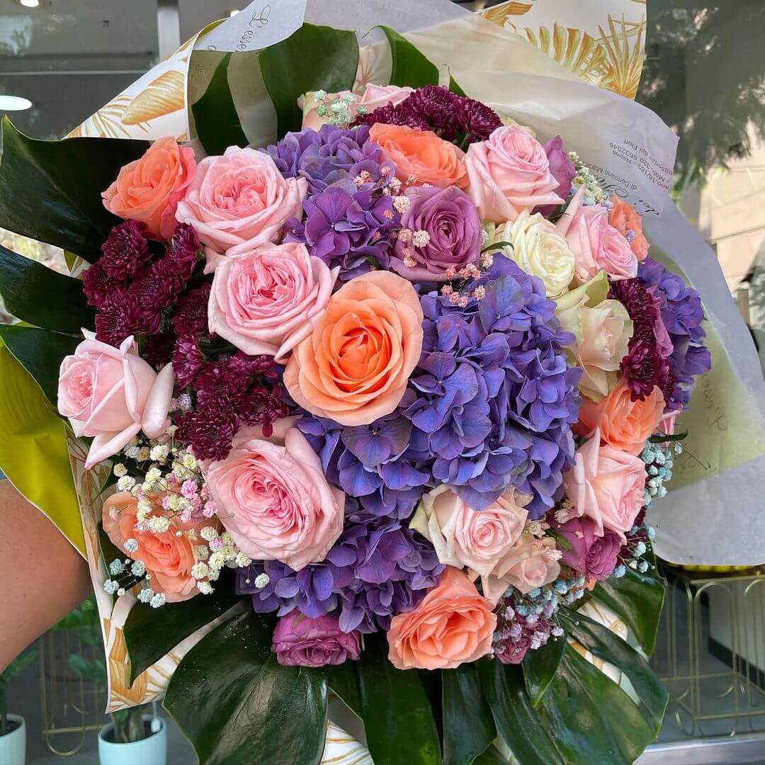 Colour Blast Wedding Bouquet