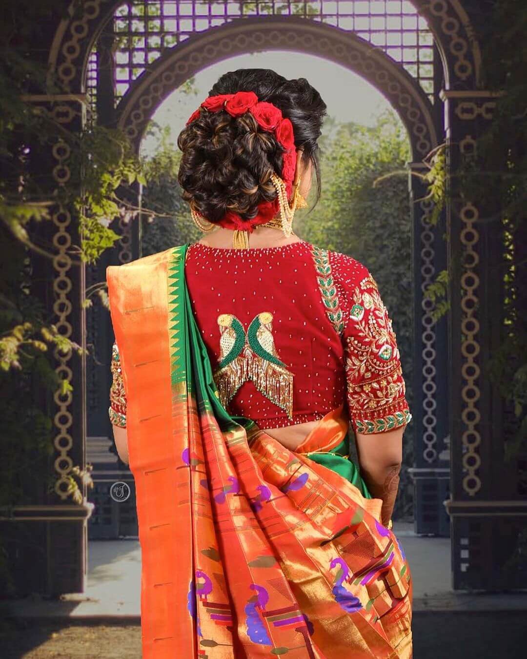 Marathi Bridal Hairstyle