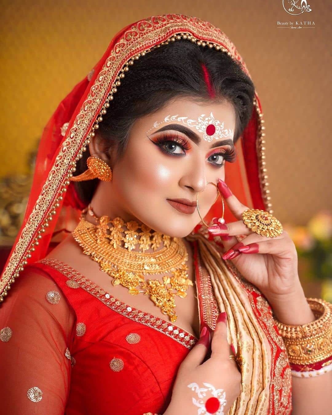 Bengali Bridal Makeup Paint Me Brown