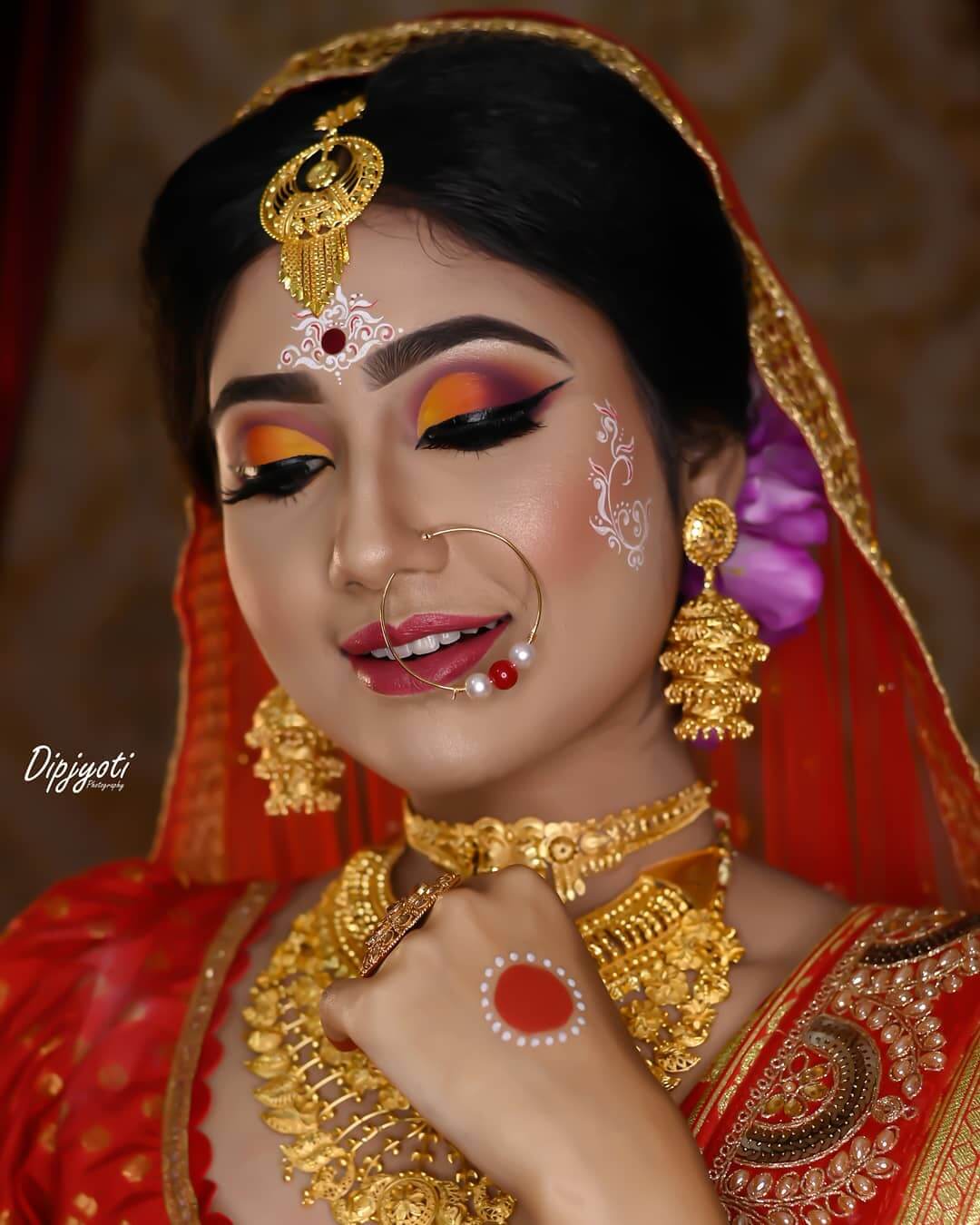 Bengali Bridal Makeup Cover Me In Sunshine
