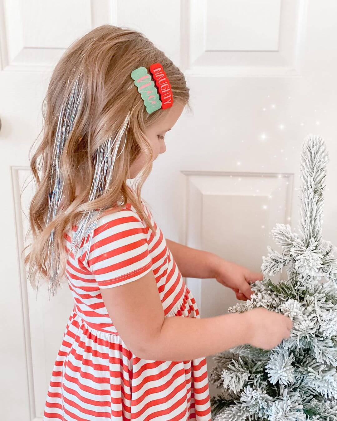 Christmas Hairstyles For Children Frosty Hair