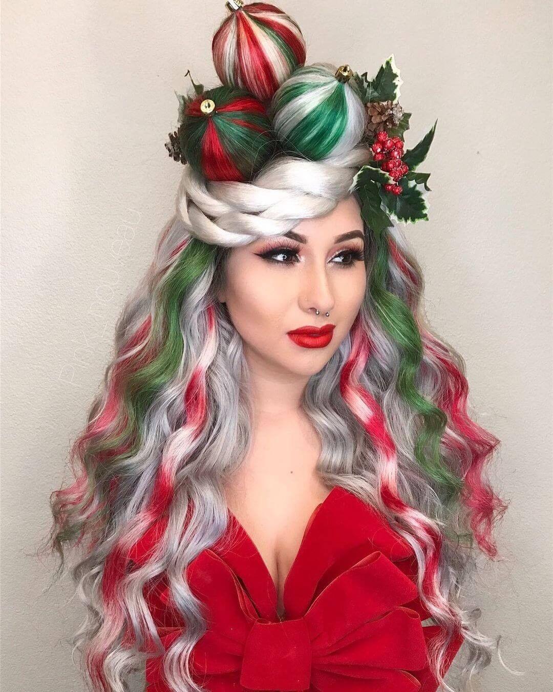 Christmas Hairstyles For Girls Highly Creative Christmas Hairstyle