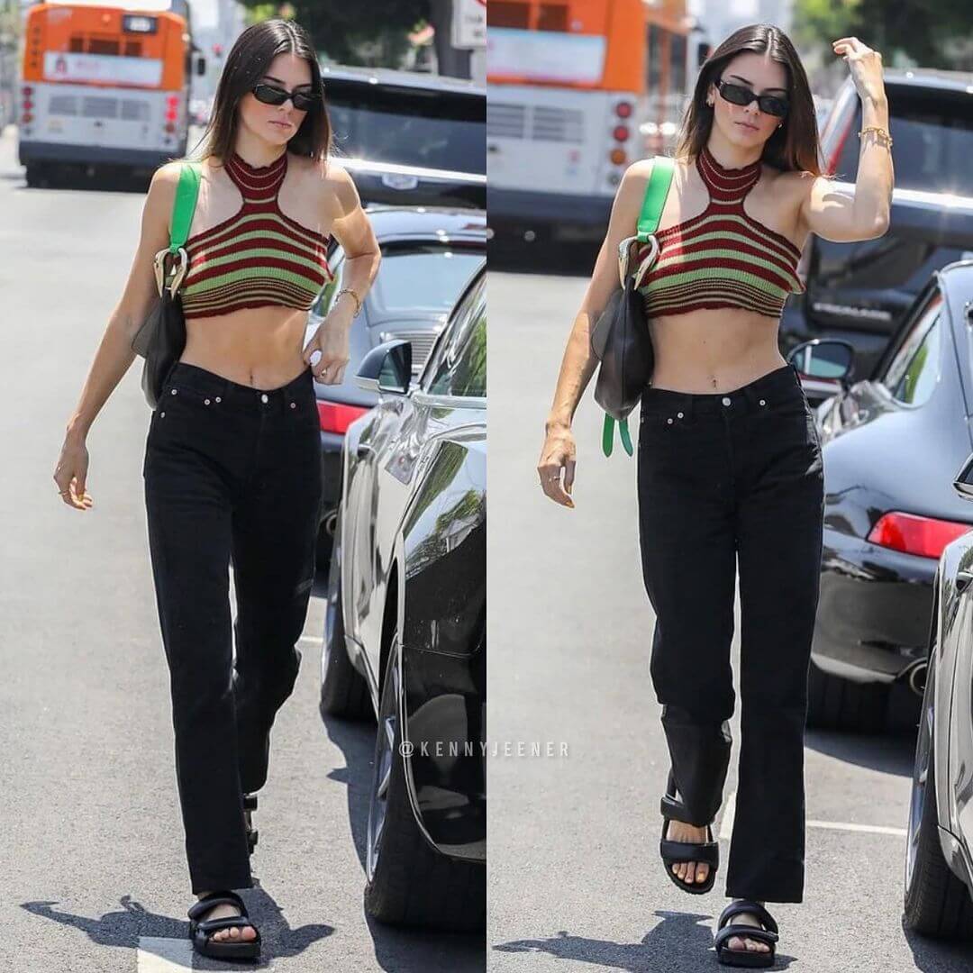 Clothes And Accessories You Need To Dress Like Kendall Jenner Kendall Is A Fan Of Crop Tops And Vests And It Shows