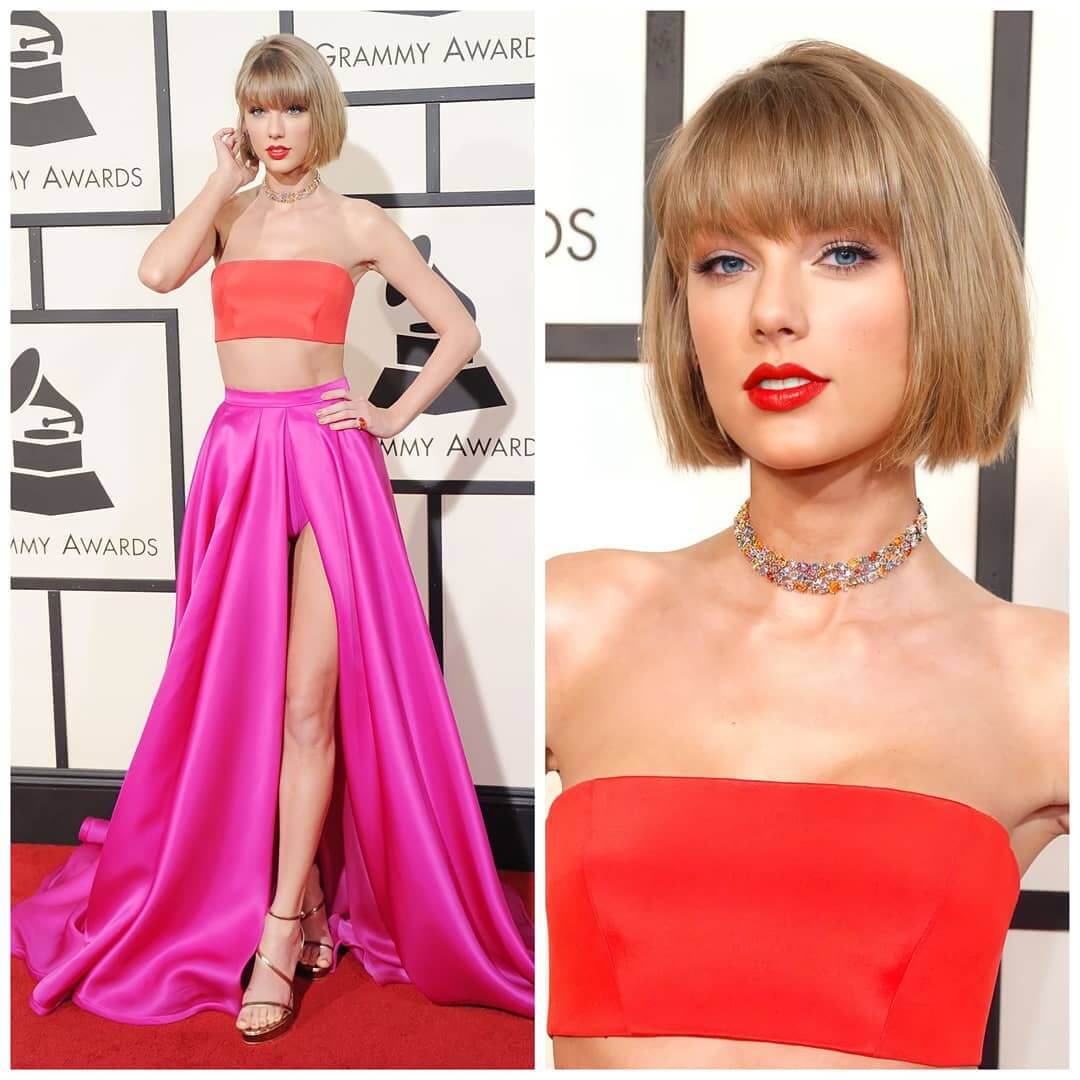 Dress For An Event Like Taylor Swift Pair The Pink With Orange Like Taylor Swift