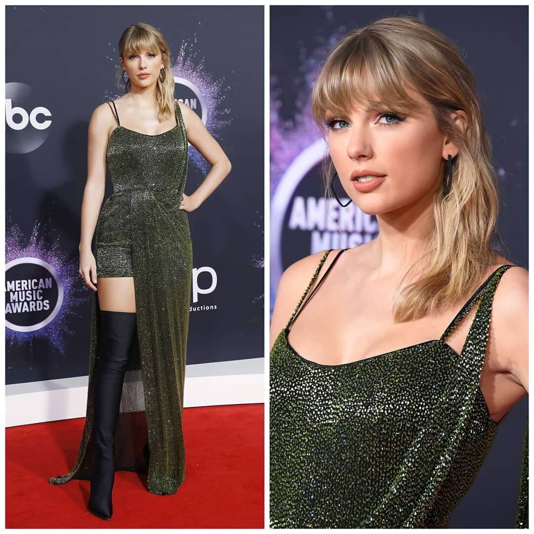 Dress For An Event Like Taylor Swift Taylor's Olive Green Dress Is The One You've Been Looking For
