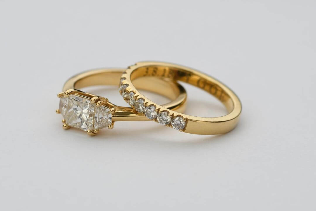Engagement Ring Designs for Couple Diamonds Imbued Gold Engagement Rings