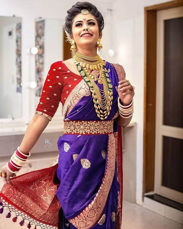 Maharashtrian Nauvari & Jewellery available on Rent👈 . . Wanna be the  trendiest Bride? Are you looking for the perfect Nauvari Saree and the  matching... | By Shuubharambh Events | Facebook