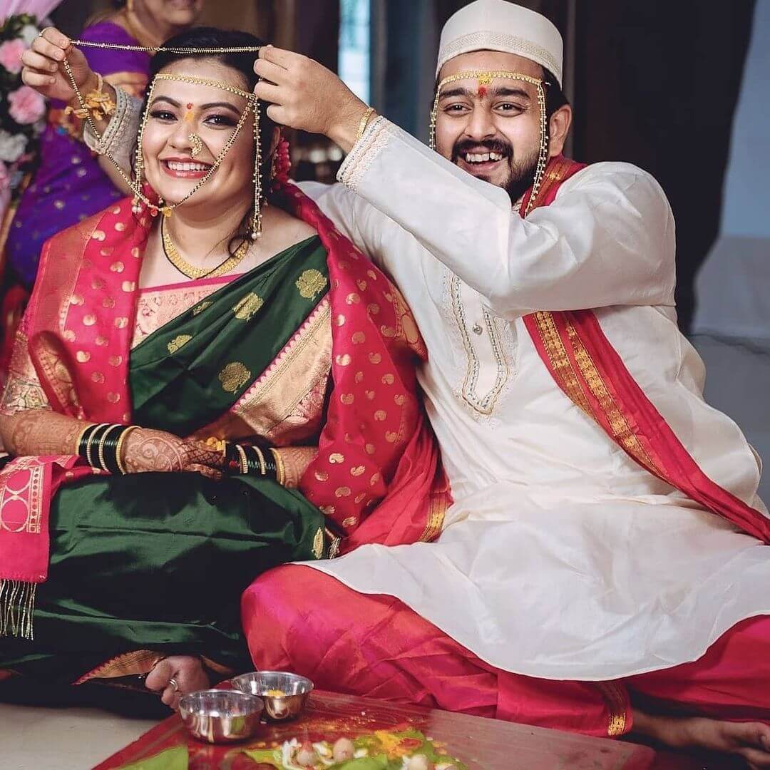 Marathi Couple Portrait Photography Happy Faces