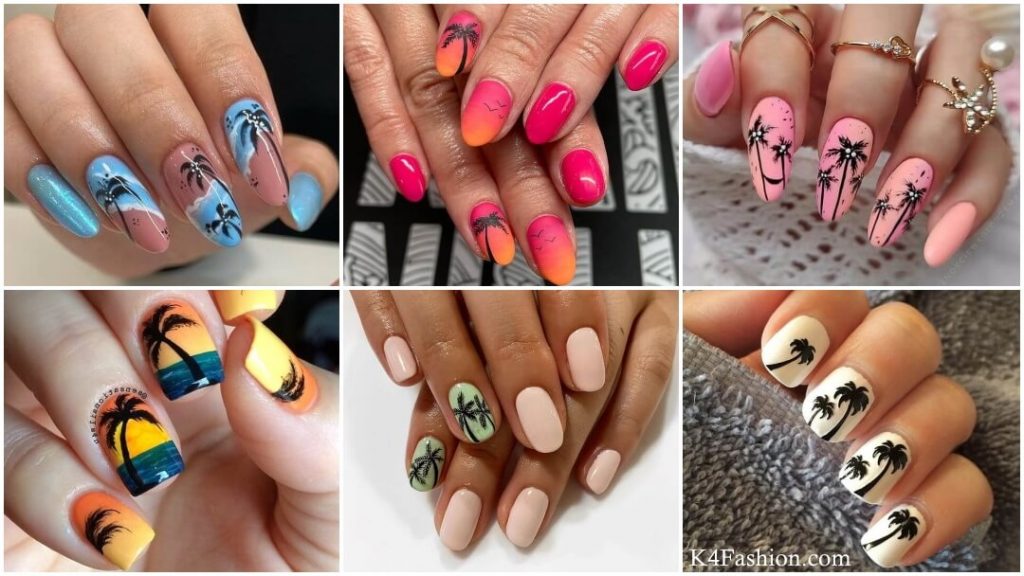 Easy Palm Tree Nail Art for Your Hawaii Trip - wide 3