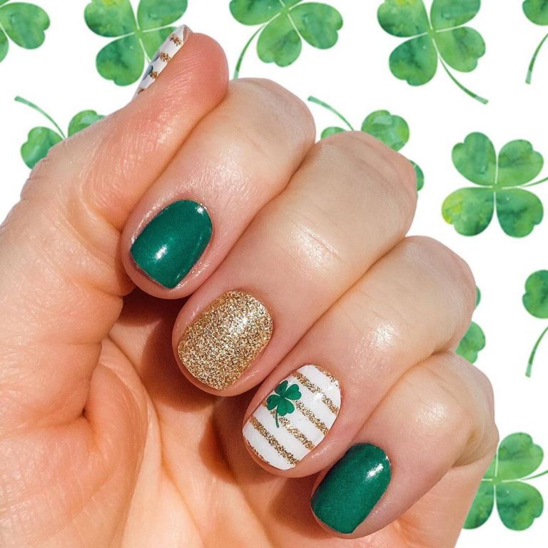 Shamrock Nail Art Designs For St. Patrick's Day K4 Fashion