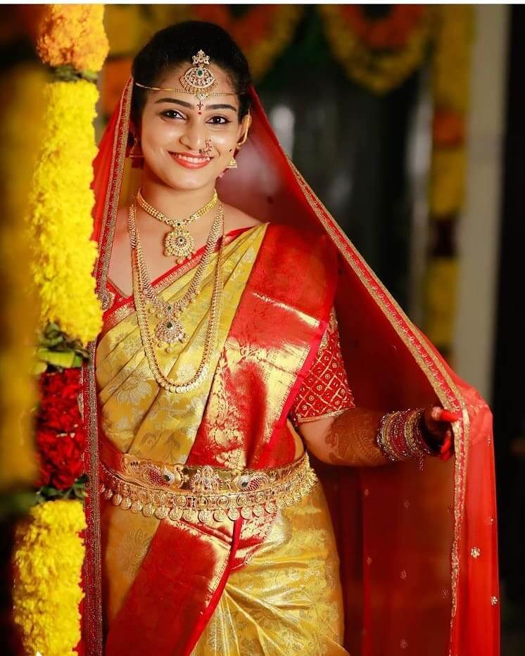 South indian Bridal Managa Malai Designs Thin Shaped Managa Malai