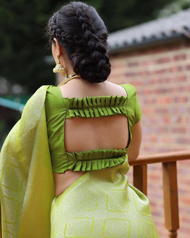 A Muse Latest Saree Blouse Back Neck Designs