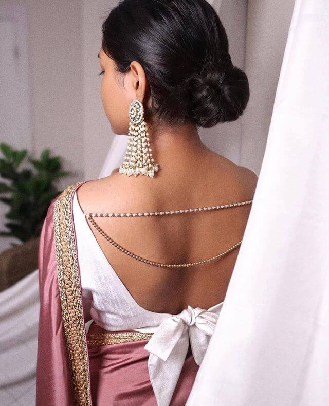 The Beaded Beauty Latest Saree Blouse Back Neck Designs