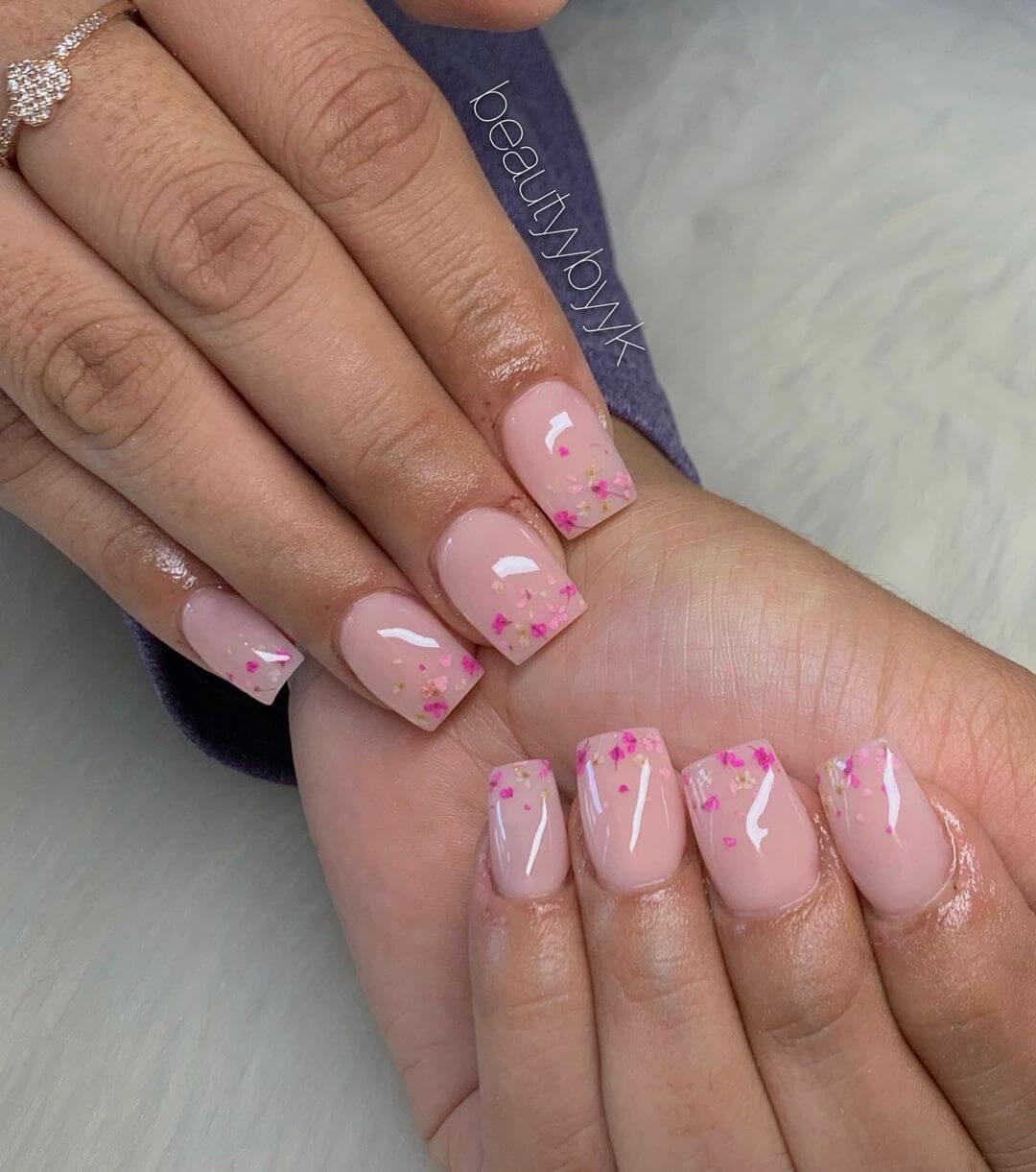 Pastel Pink Nail Art Design Beautiful Cherry Blossom Nail Art Designs