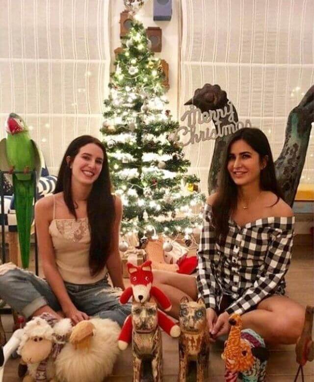 Katrina kaif with sister Isabelle kaif How Celebrities Celebrated Christmas - Christmas 2022