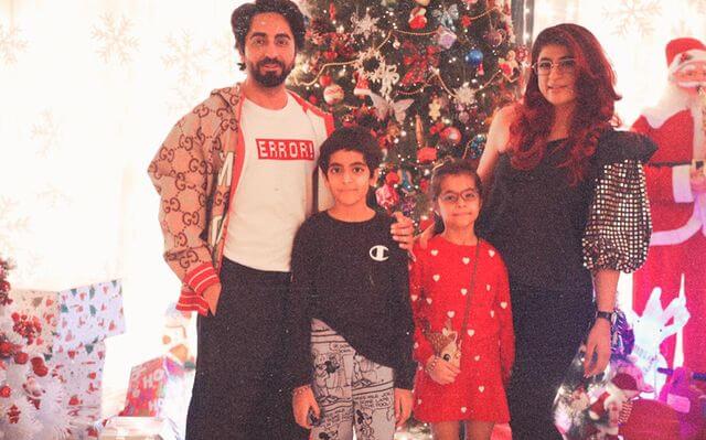 Ayushman Khurana and family How Celebrities Celebrated Christmas - Christmas 2022