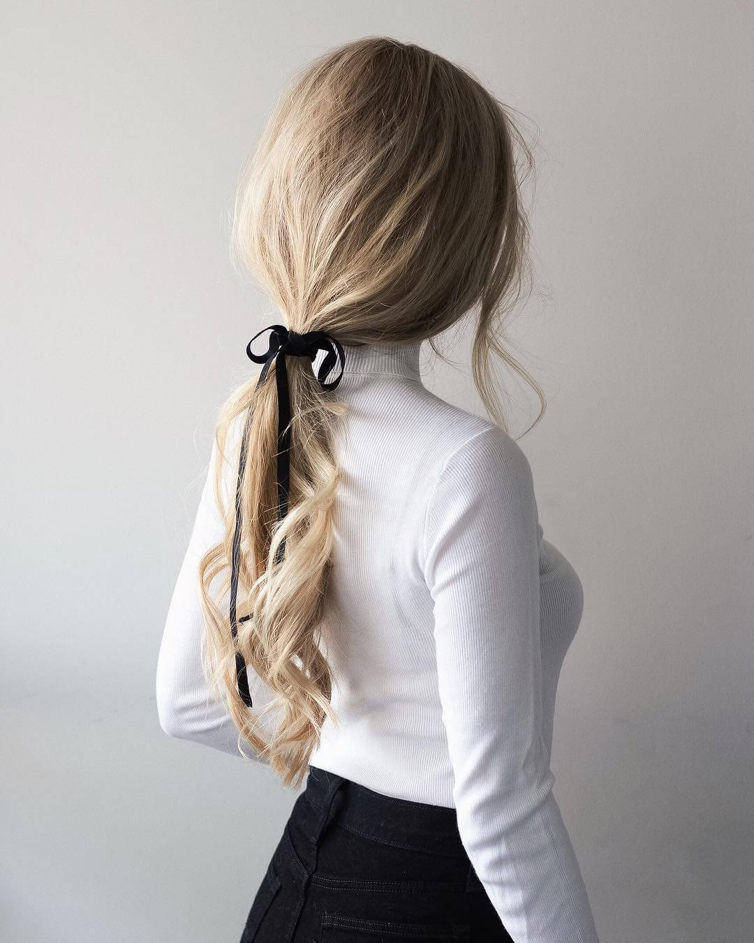 Graceful Low Ponytail Hairstyle Low Ponytail Hairstyle Ideas