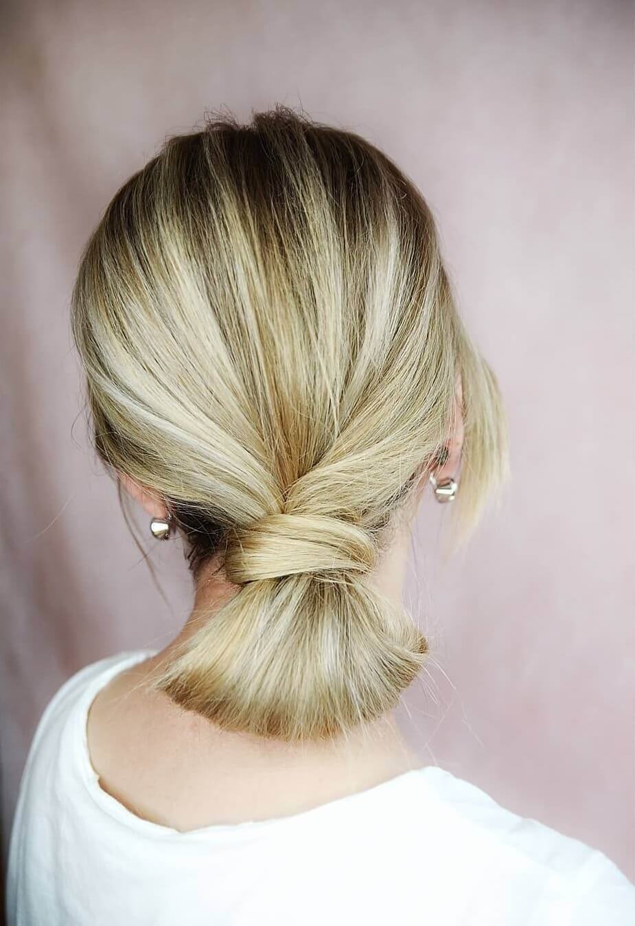 Sophisticated Bun Updo Formal Hairstyle