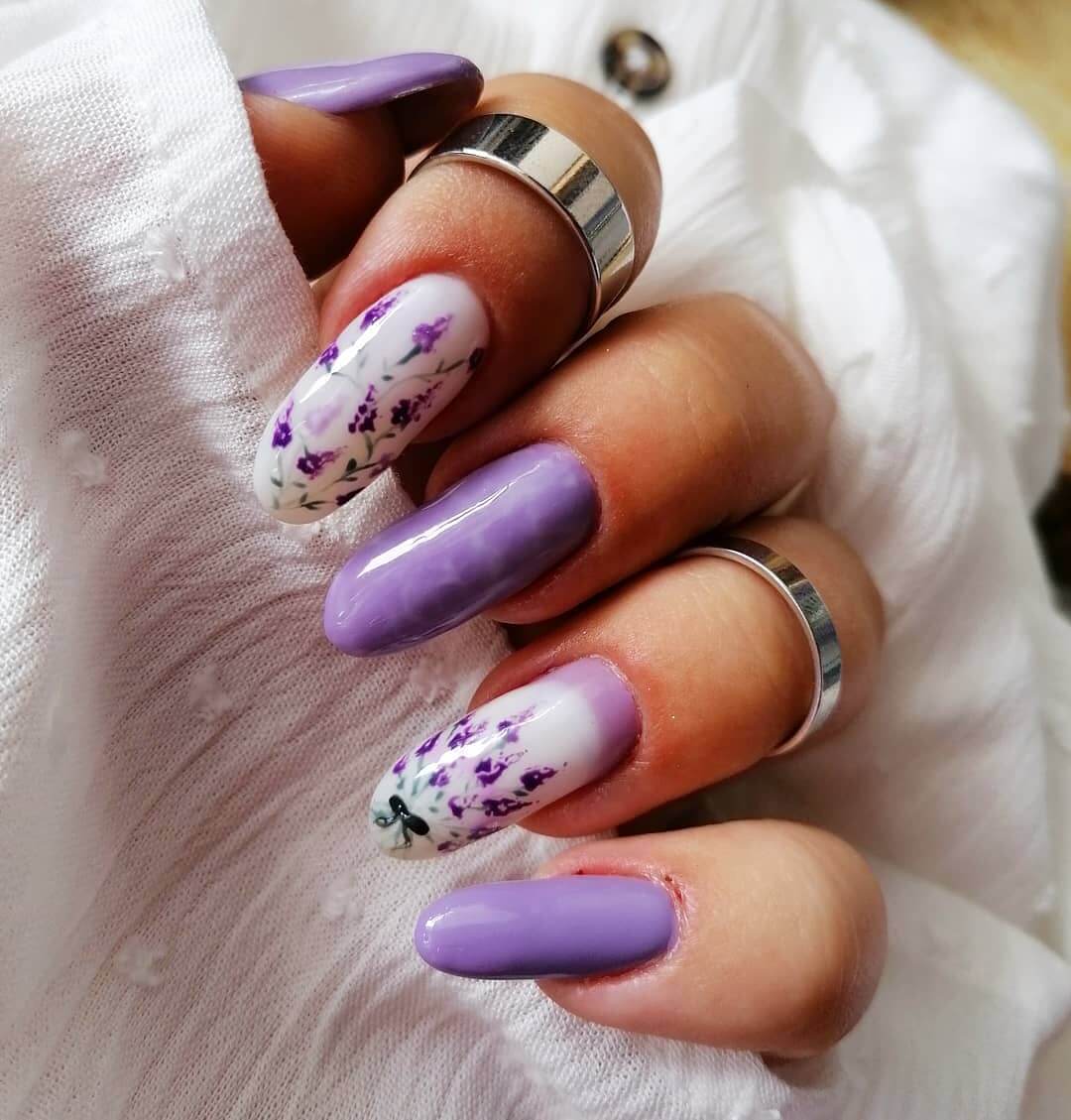 It's some lavender beauty Summer Nail Art Designs 