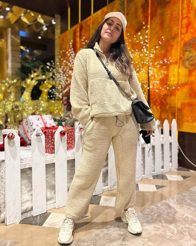 Hina Khan - winter fashion inspo Comfy Winter Look
