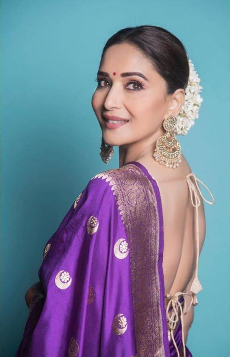 Bun Hairstyles with Gajras - Bollywood Celebrities - K4 Fashion