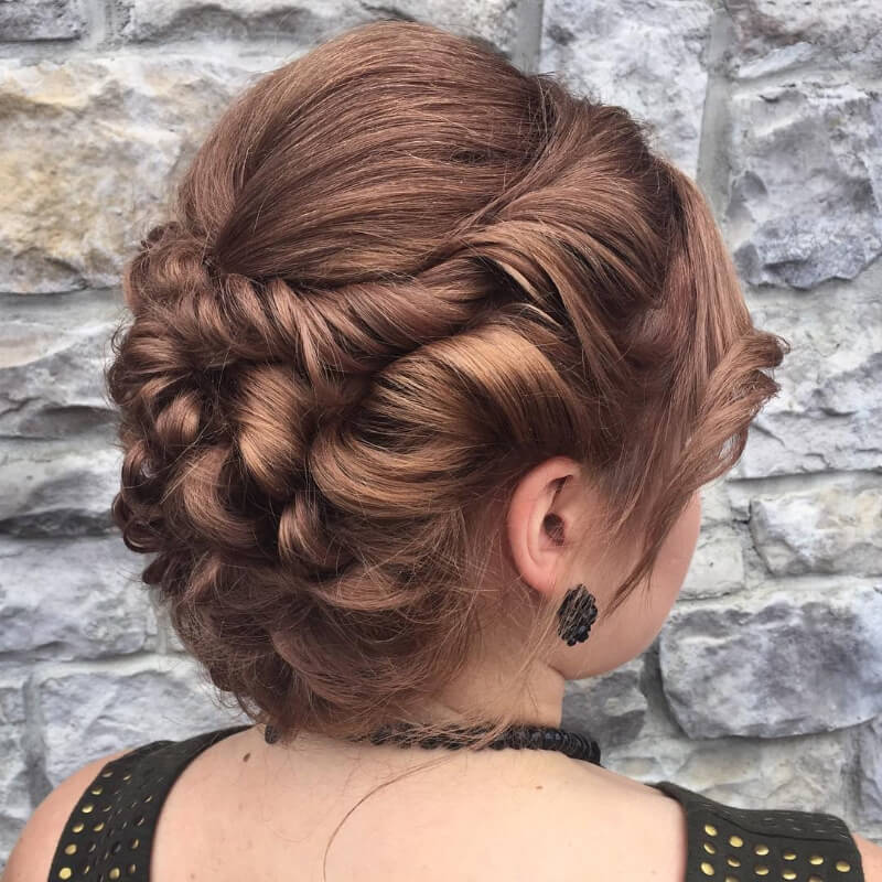 tight-and-secured-bun-hairdo-with-bump-hairstyle-for-medium-and-long-hair -  K4 Fashion