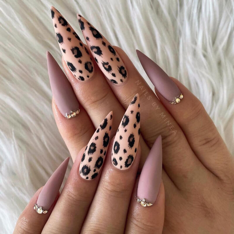 pastel-animal-print-nails-leopard-print-nail-art - K4 Fashion