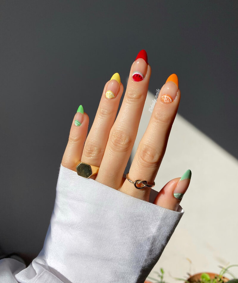 Fruit Nail Art Designs 1 In and out with a Trend