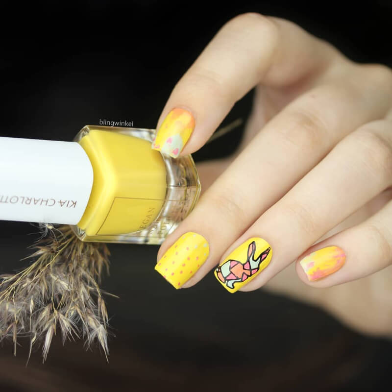 Yellow Manicure