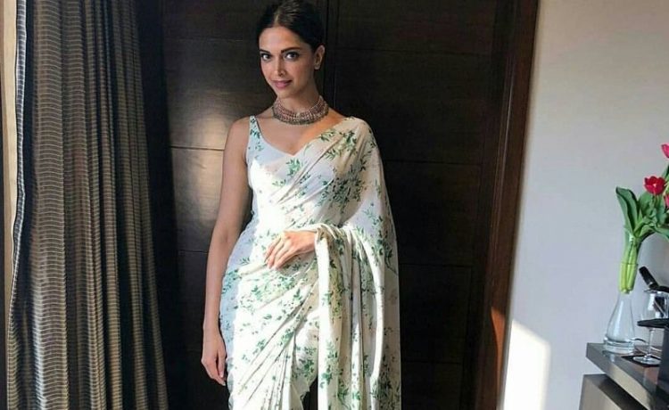 Bollywood Celebrities Love For White Floral Sarees - K4 Fashion
