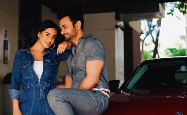 Bollywood Actress Amrita Rao And Her Husband Rj Anmol  In Denim Outfits 