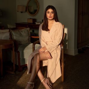 kritika-kamra-in-nude-trench-coat - K4 Fashion
