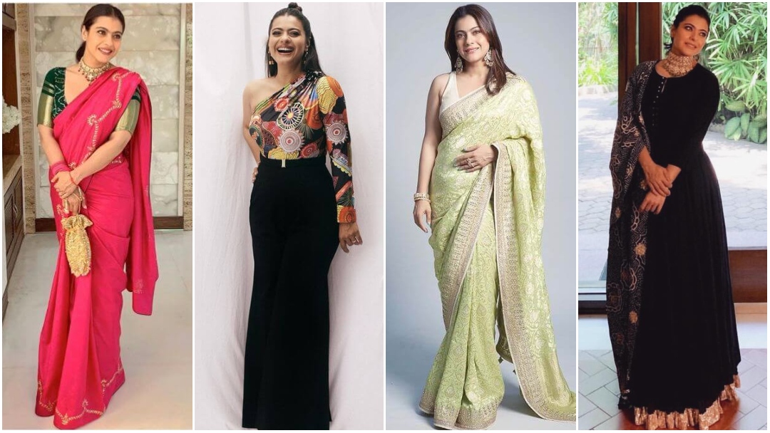 Kajol Devgan’s Wardrobe Of Designer Dresses, Sarees, And Outfits