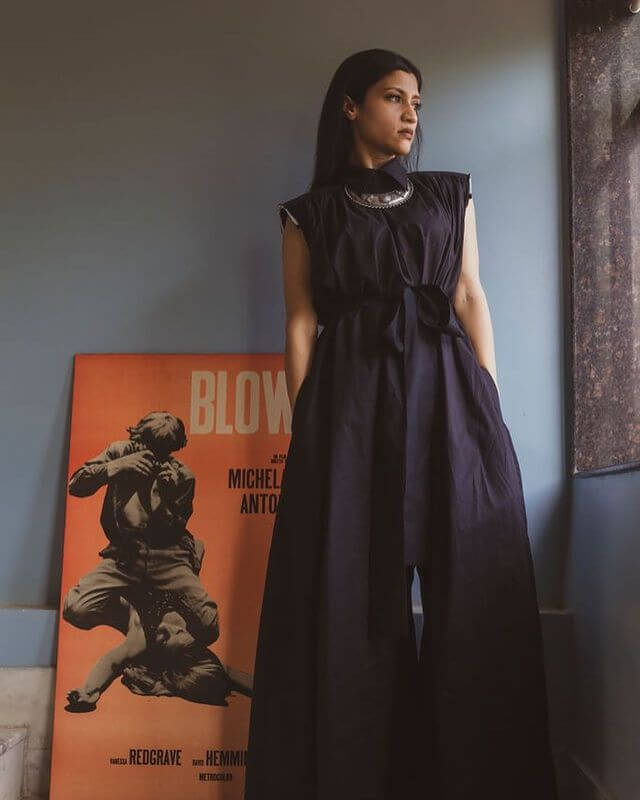 Four Film Fare Award-Winning Actress, Konkona Sen Sharma & Her Stunning Outfits, Dresses, Fashion Bold Look In A Black Jumpsuit