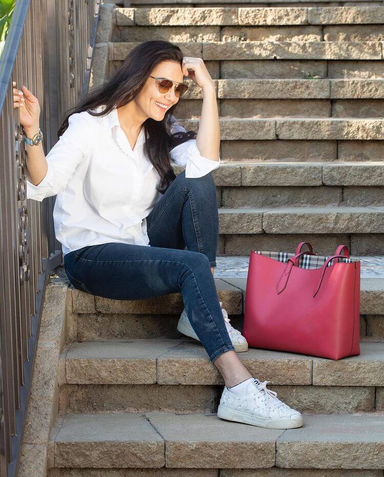 From The Kal Ho Naa Ho Movie Actress, Preity In A Casual Look With A White Shirt