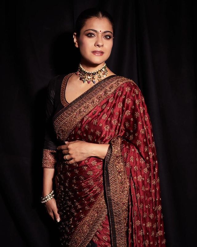 Kajol Devgan's Wardrobe Of Designer Dresses, Sarees, And Outfits Most Heart Touching Movie, Kuch Kuch Hota Hai Actor, Royal Look