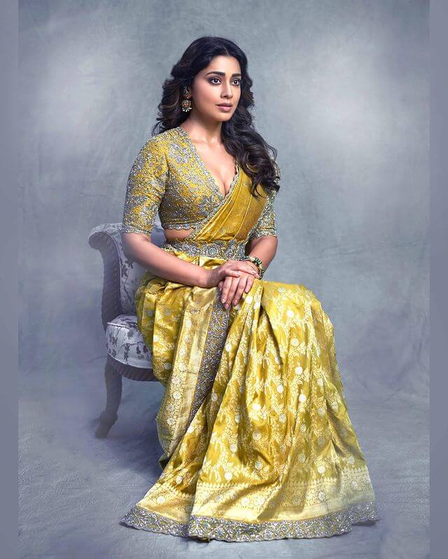 Telugu, Tamil, And Hindi Movie Actor's Beautiful Looks In Yellow Saree