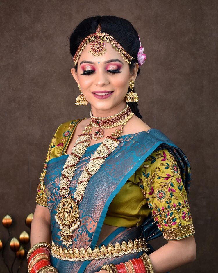 Latest Bridal Necklace Set Traditional Jewelry For Kerala Bride