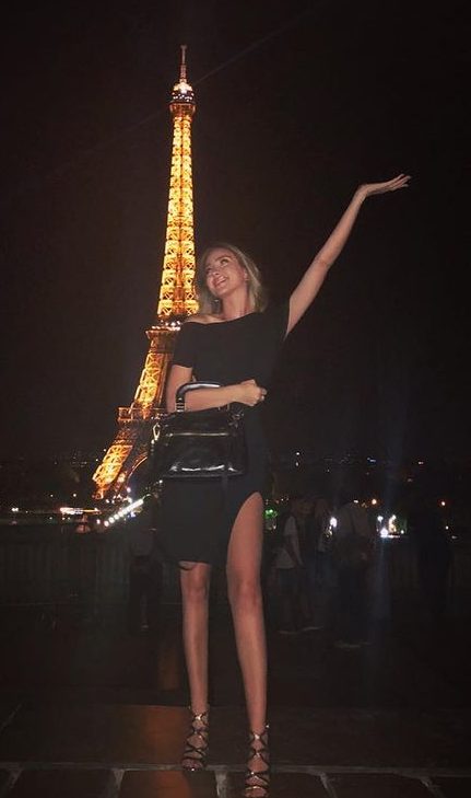 An Evening In Paris, Ryan Whitney  In Hot Black Colored Outfit