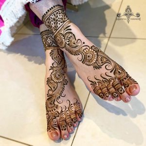 Arabic Mehndi Design Till The Ankle - K4 Fashion