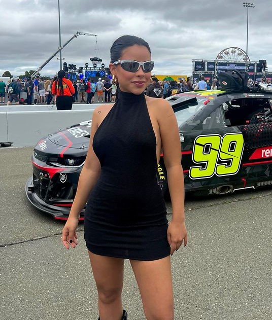 Cierra On The Racing Track In A Sizzling Hot Outfit